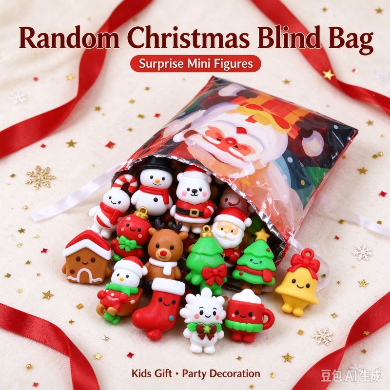Christmas Mini Figures Blind B - Kids Toys Xmas ulasan dan harga