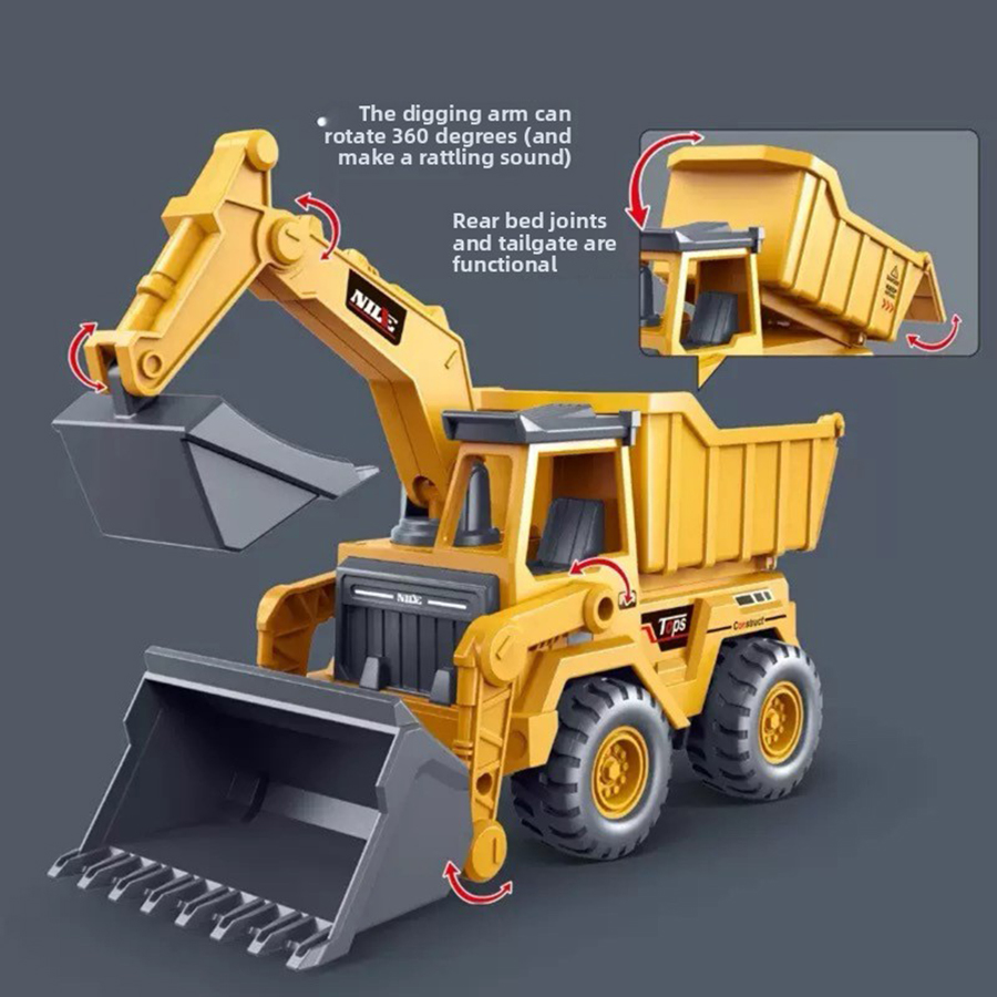 1pcs Excavator Truck Model Toy - Kids Toys 3 Year Old ulasan dan harga