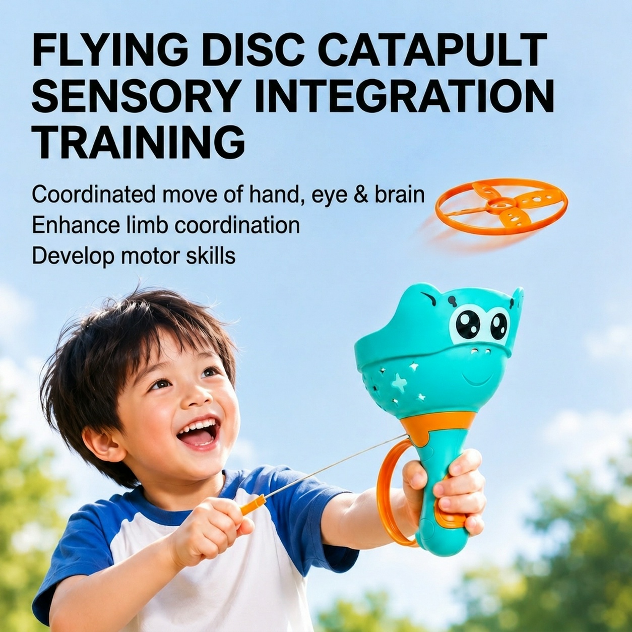 Mquduo Flying Disc Catapult La - Catapult Launcher Toy ulasan dan harga