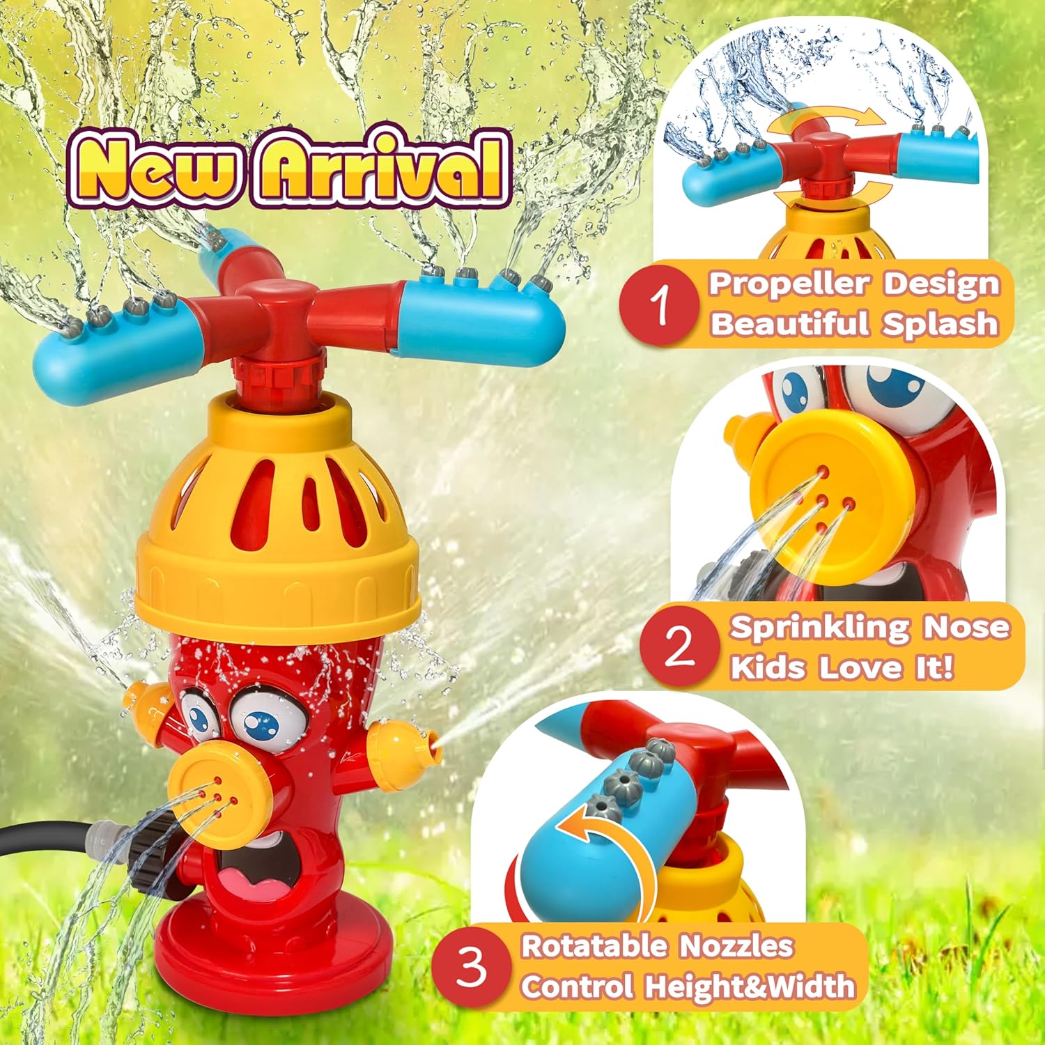 Water Spray Toy Hydrant Sprink - Kids Yard Toys ulasan dan harga