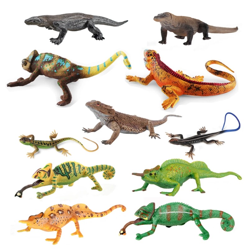 Iguana Lizard Figures Chameleo - Kids Toys Reviews ulasan dan harga