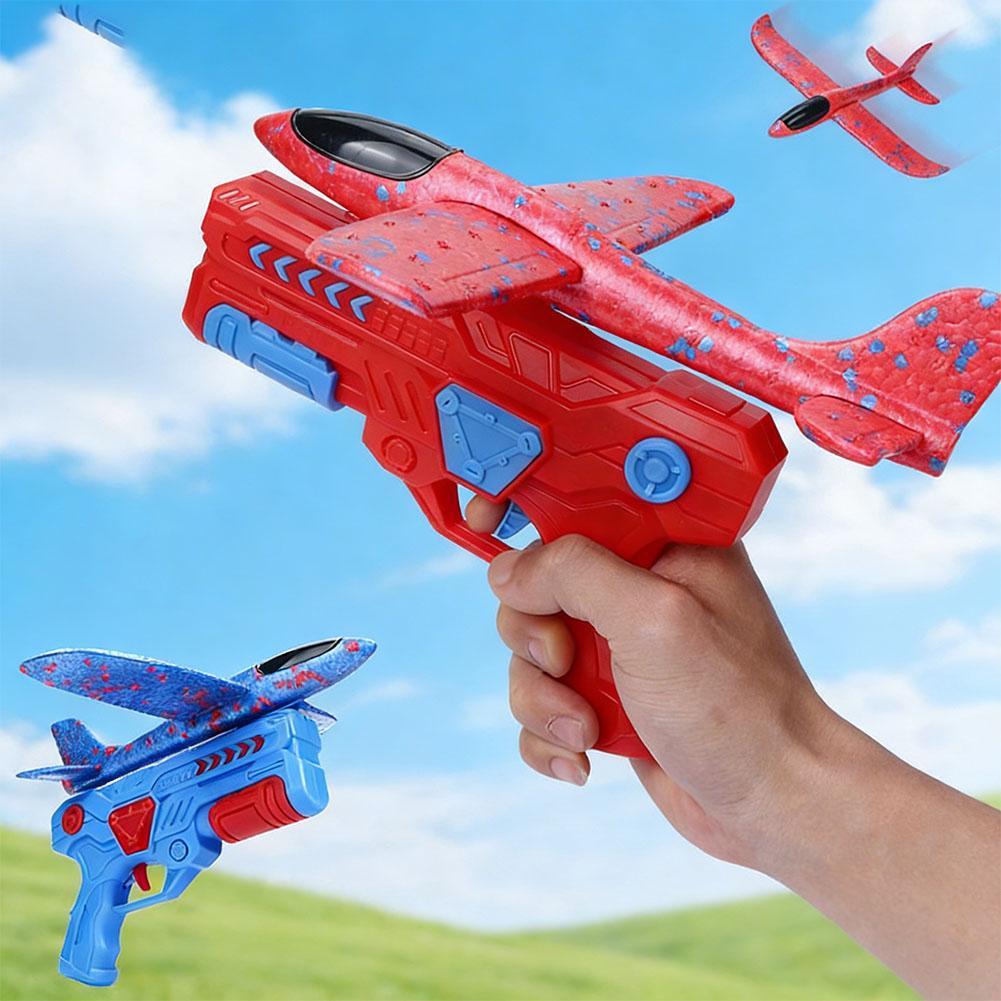 Glowing Foam Aircraft 10M Laun - Catapult Launcher Toy ulasan dan harga