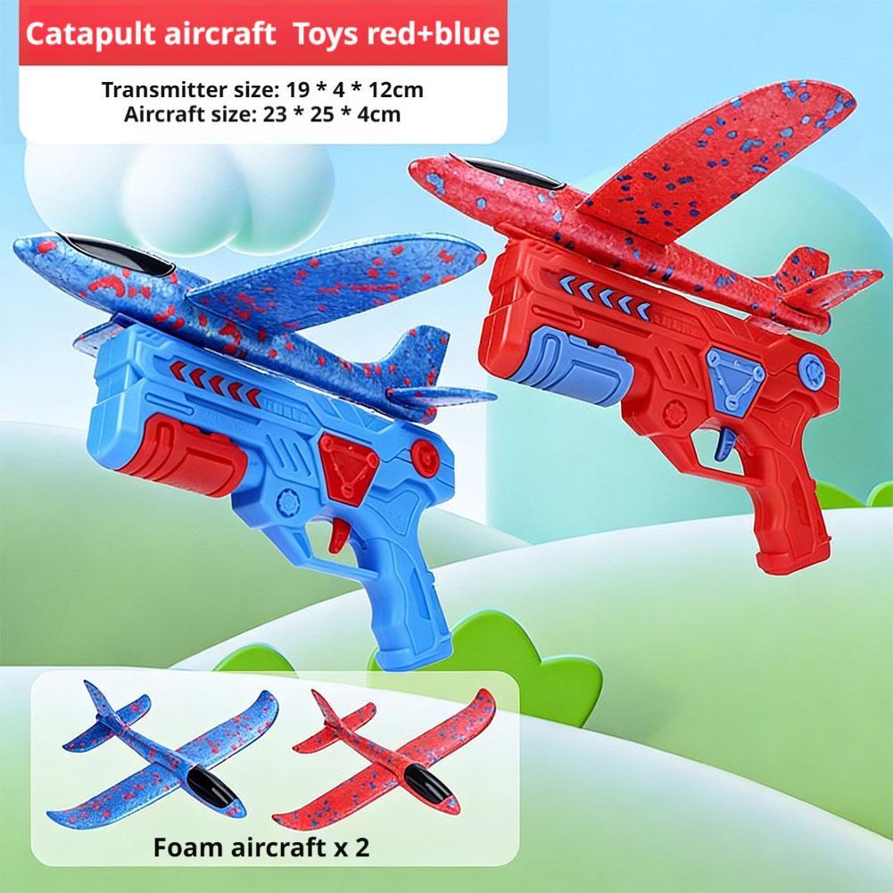 Glowing Foam Aircraft 10M Laun - Catapult Launcher Toy ulasan dan harga