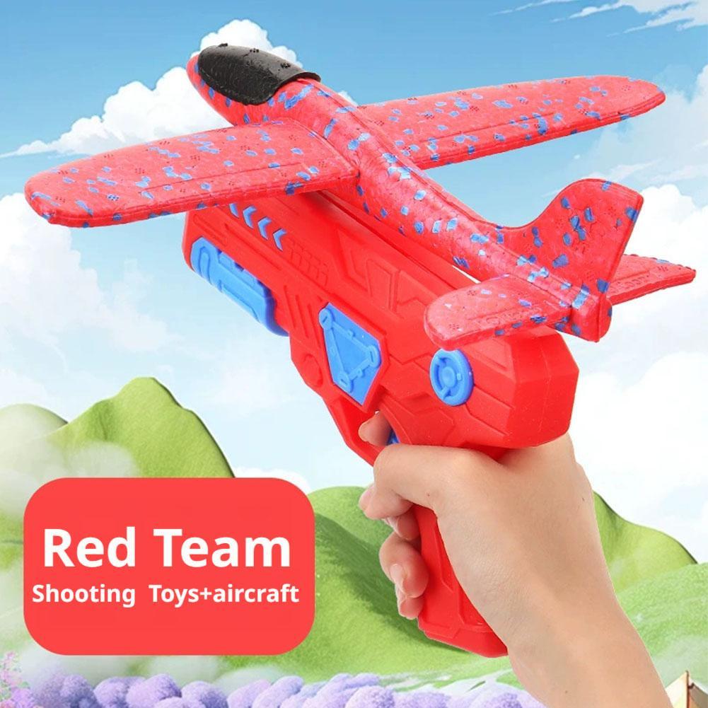 Glowing Foam Aircraft 10M Laun - Catapult Launcher Toy ulasan dan harga