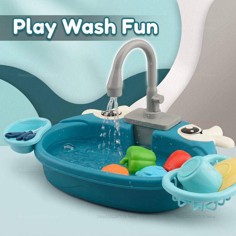Toddler Interactive Water Play - Kids Toys Kitchen Set ulasan dan harga