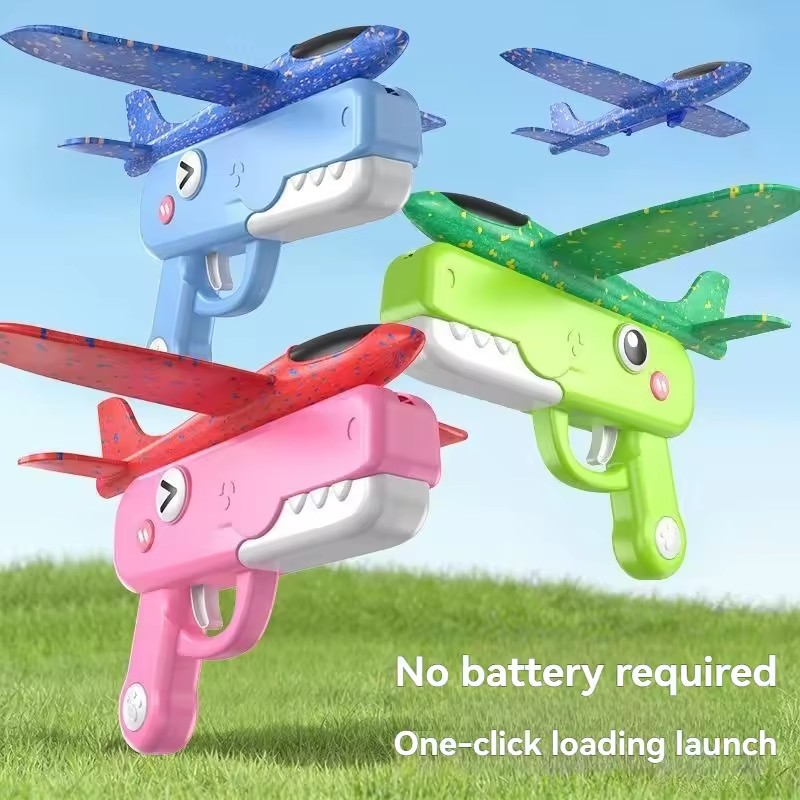 Dinosaur Foam Airplane Launche - Catapult Launcher Toy ulasan dan harga