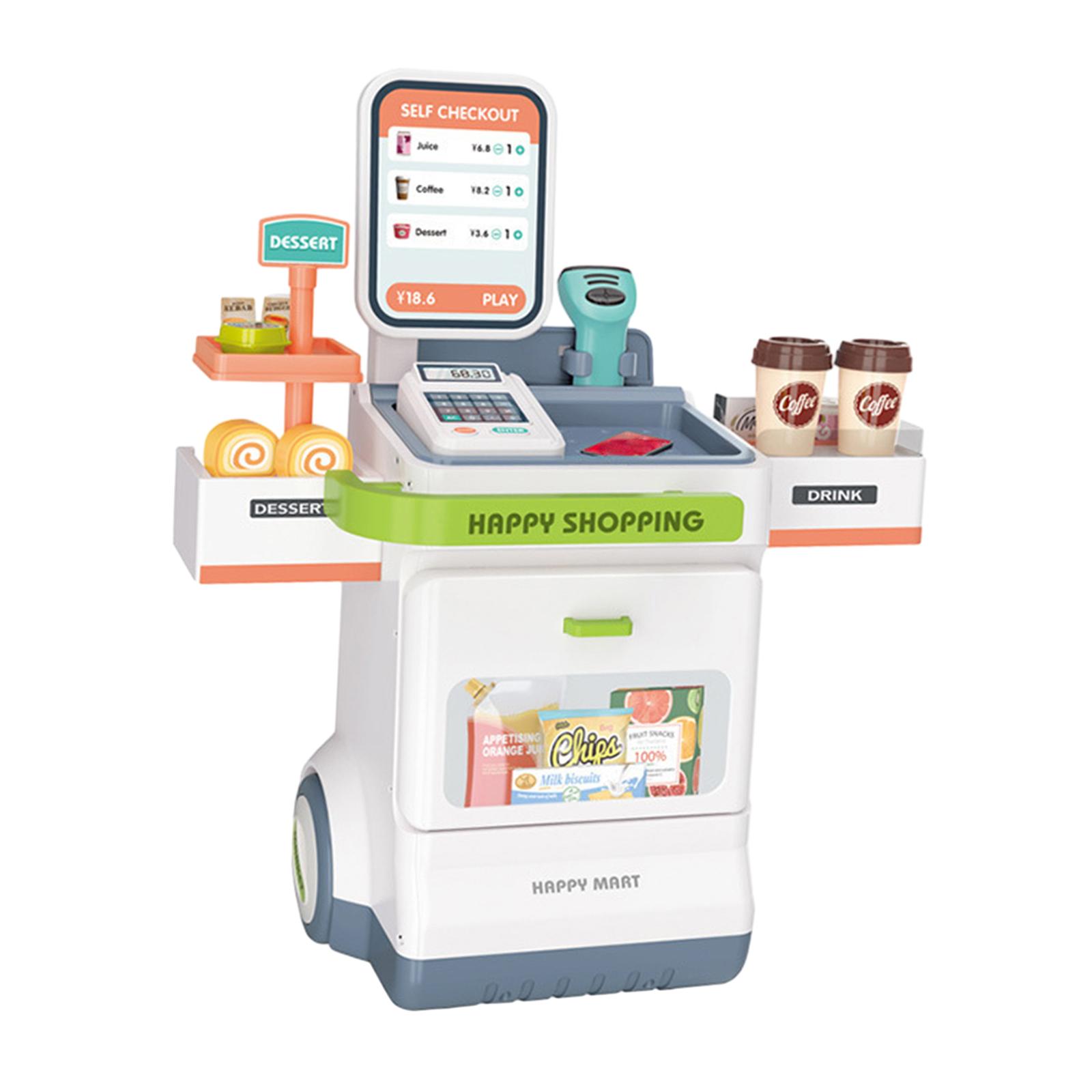 Pretend Play Supermarket Cashi - Toy Cash Register ulasan dan harga