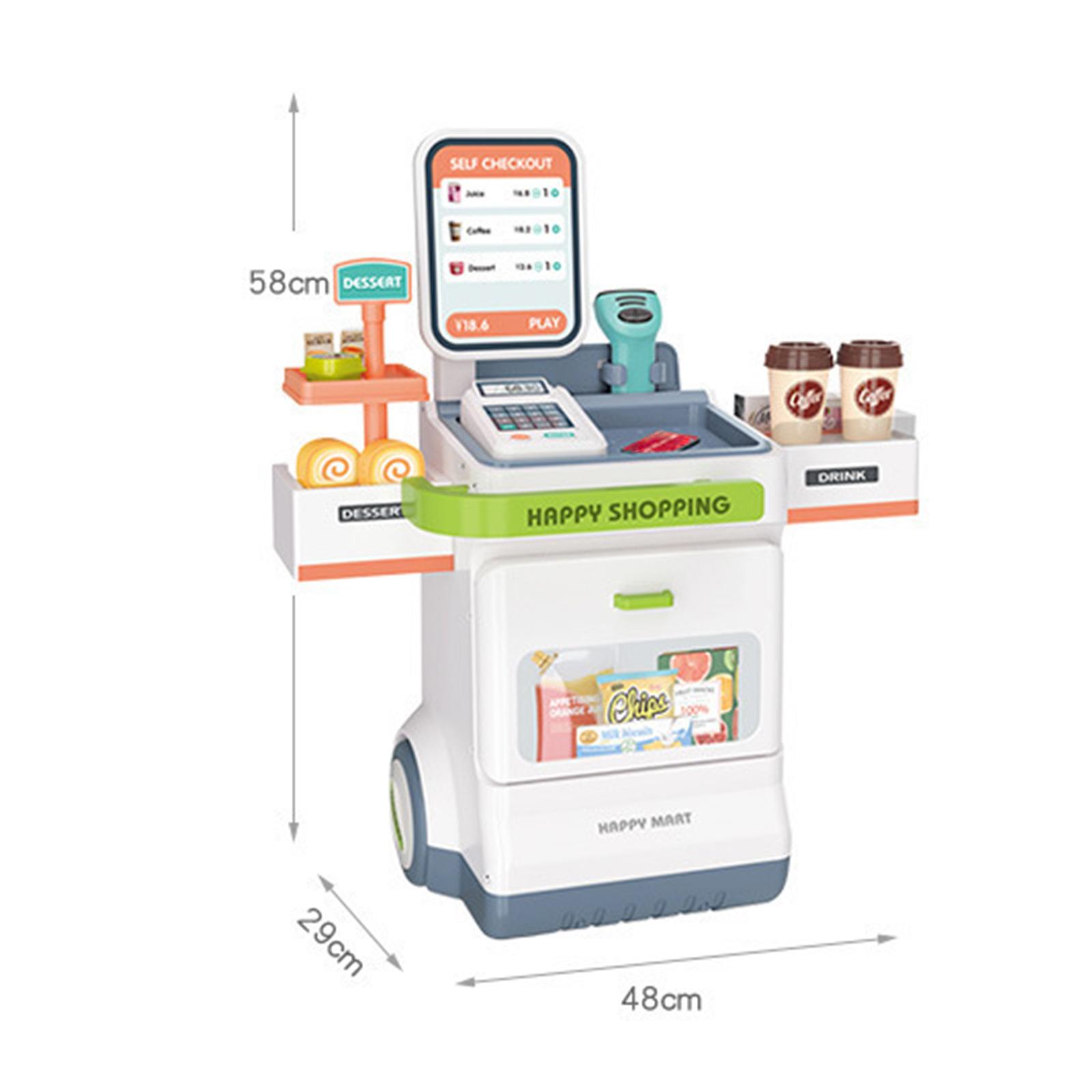Pretend Play Supermarket Cashi - Toy Cash Register ulasan dan harga
