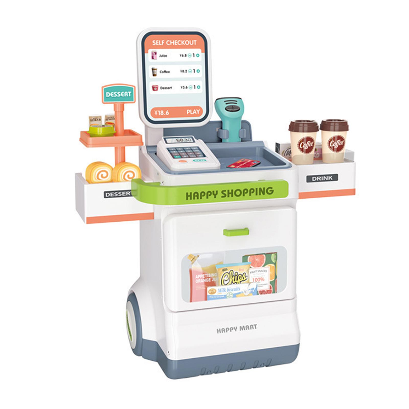 Pretend Play Supermarket Cashi - Toy Cash Register ulasan dan harga