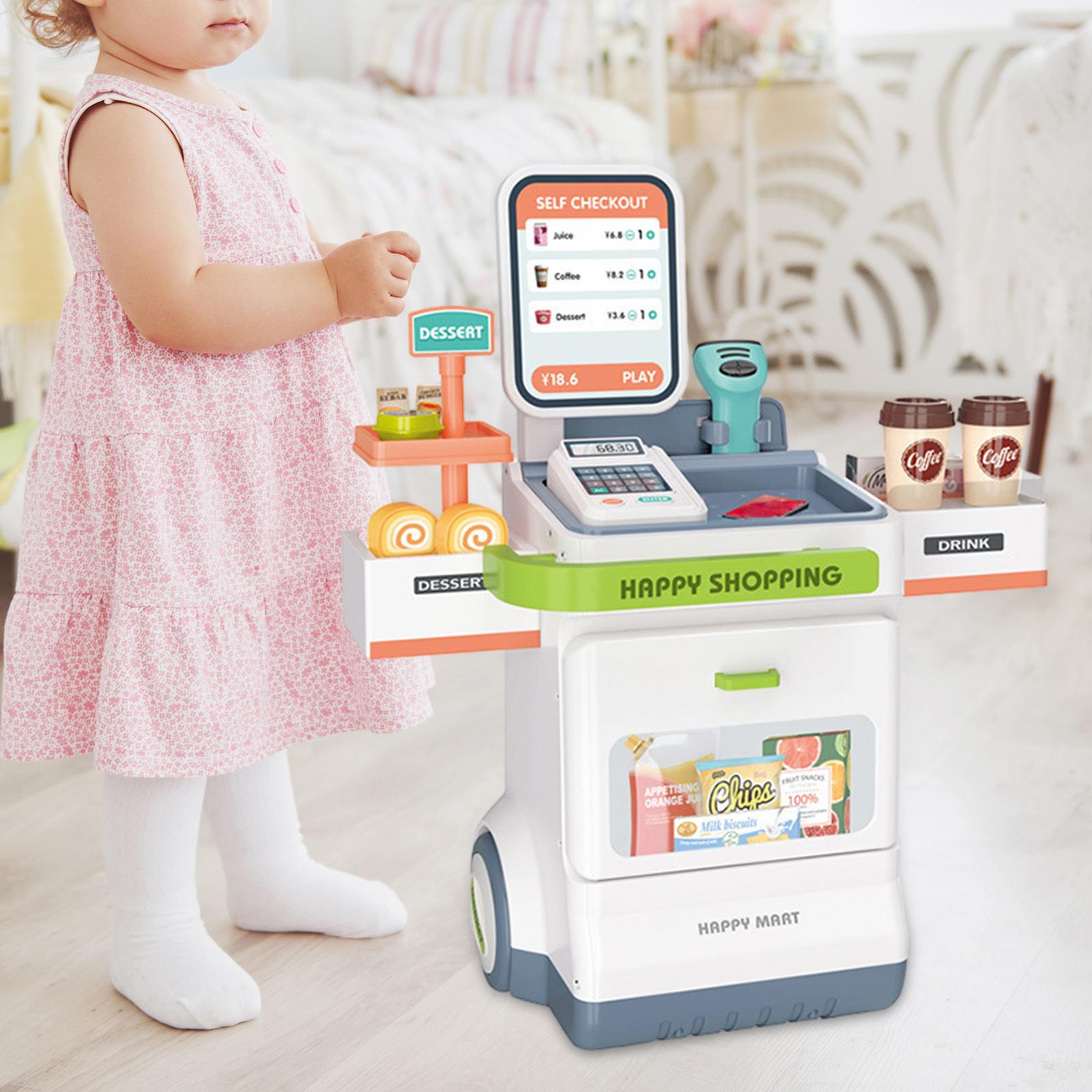 Pretend Play Supermarket Cashi - Toy Cash Register ulasan dan harga
